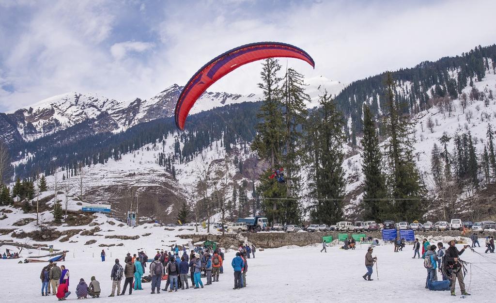 Solang Valley Resort Manāli Exterior foto